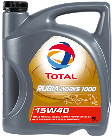 Total Rubia Works 1000  15w40 motorolie